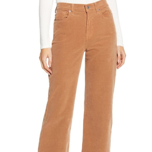 7 For All Mankind Pants - 7 FOR ALL MANKIND Crop Wide Leg Corduroy Pant NEW